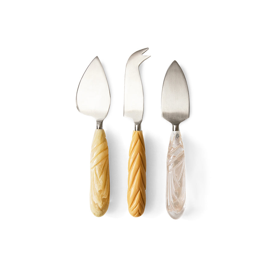 HKLiving : Cheese knives, cream set of 3