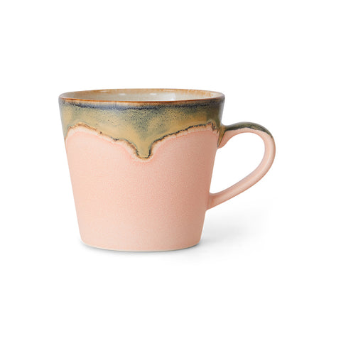 HK Living : 70s ceramics: cappuccino mug blossom