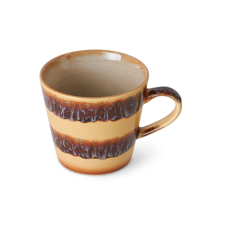 HK Living : 70s ceramics: cappuccino mug cliffs