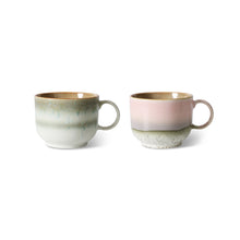 HK Living : 70s ceramics: tea cups, nova (set of 2)
