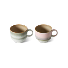 HK Living : 70s ceramics: tea cups, nova (set of 2)