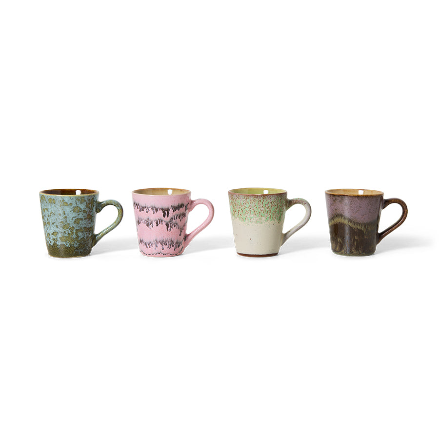HKLiving : 70s ceramics: espresso mugs brutalism