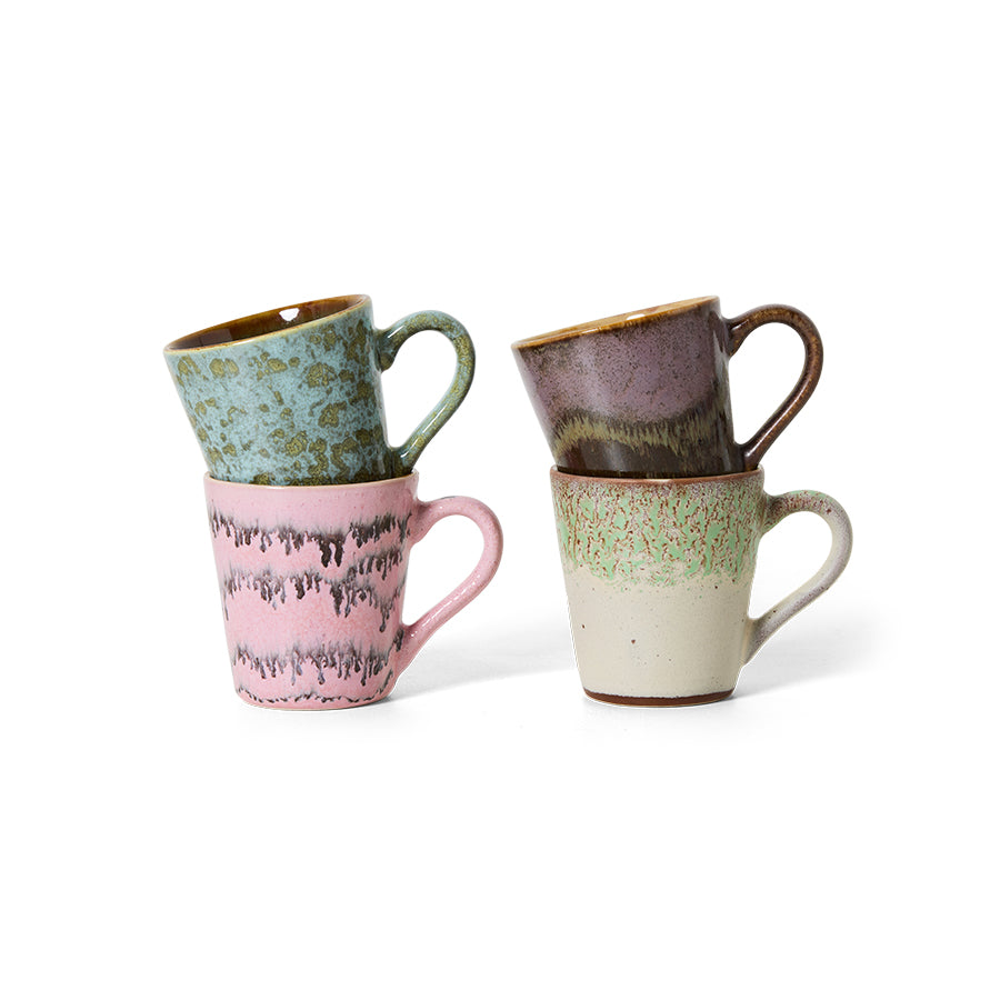 HKLiving : 70s ceramics: espresso mugs brutalism
