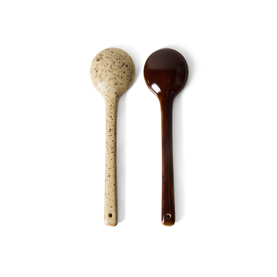 HKLiving 70s ceramics: spoons hills (set of 2)