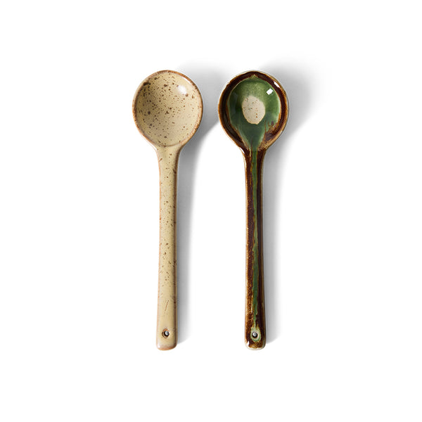 HKLiving 70s ceramics: spoons hills (set of 2)
