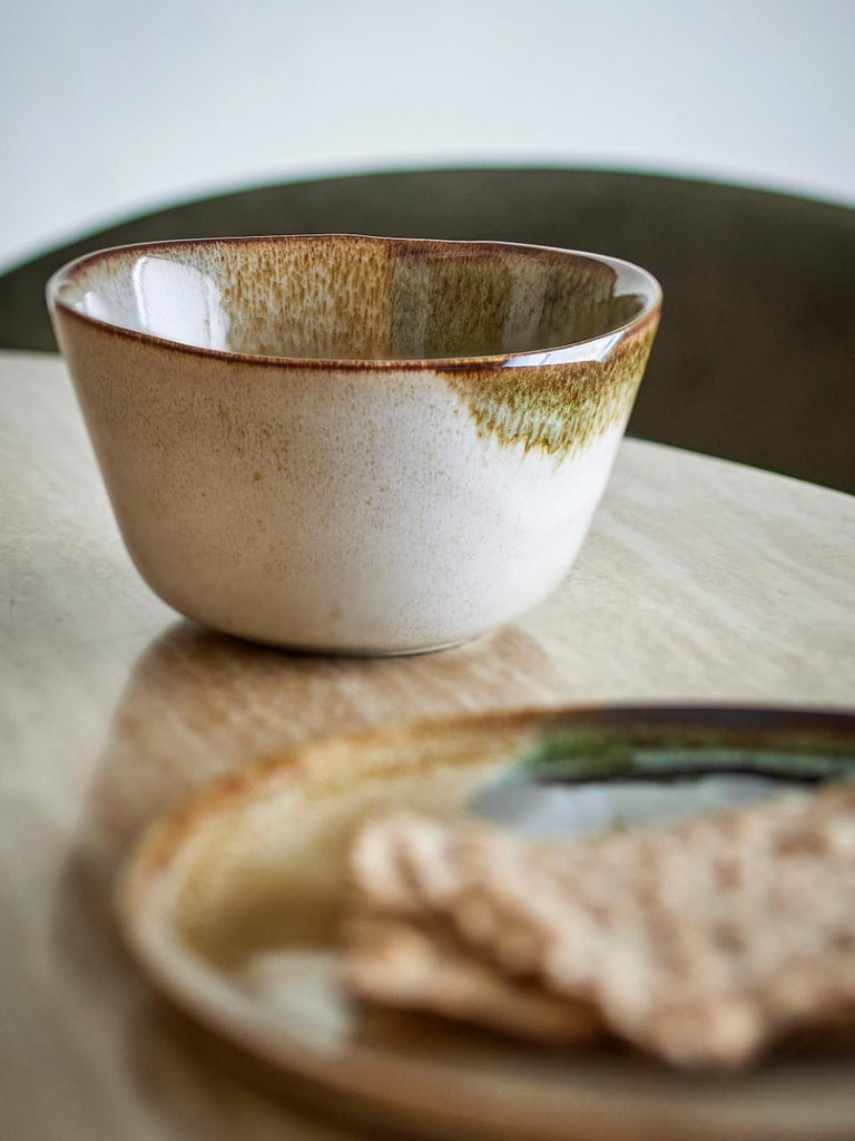 Jules Bowl, Green, Stoneware