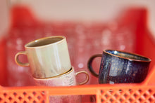 HK Living : chef ceramics : cup and saucer, moss green