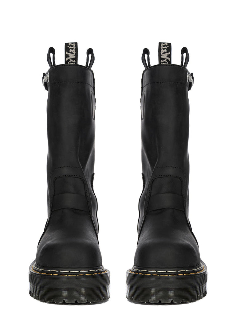 DR. MARTENS X RICK OWENS FW26 QUAD SOLE PULL ON BOOT IN NUBUCK LEATHER