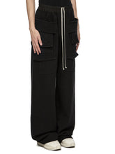 DRKSHDW by Rick Owens AW26 PANTALONI - CREATCH WIDE CARGO DRAWSTRING - BLACK