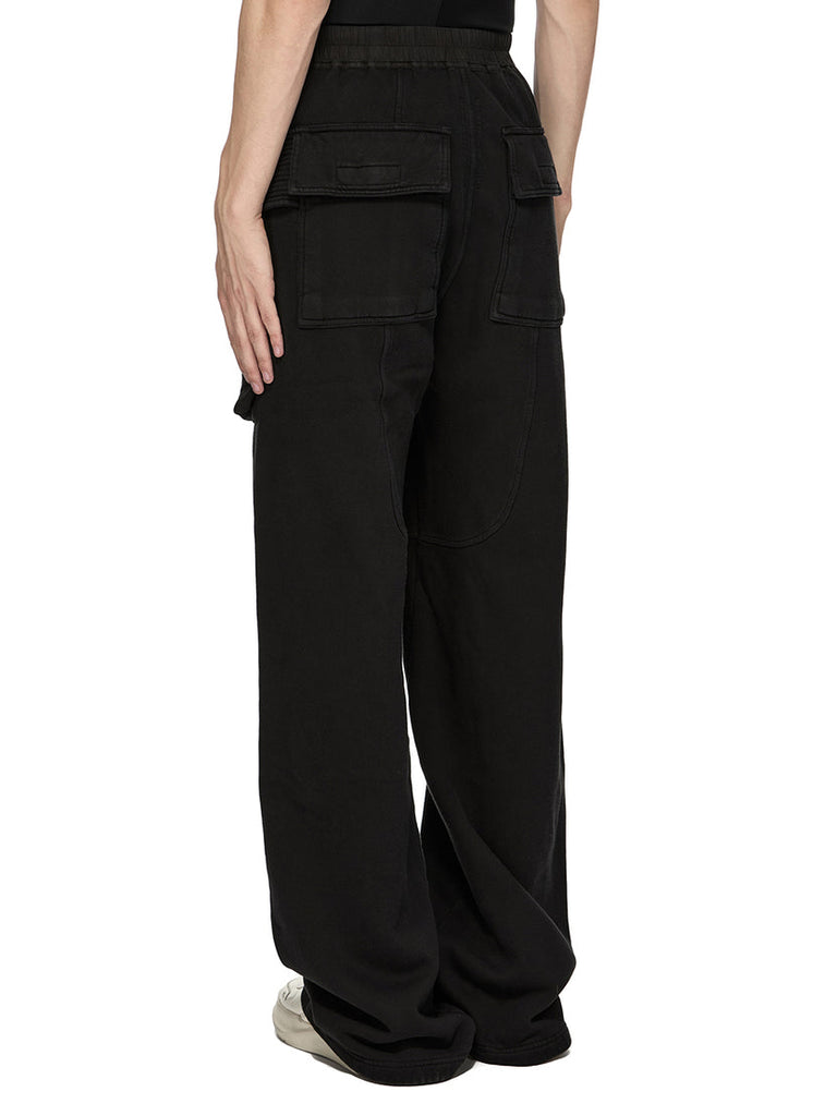 DRKSHDW by Rick Owens AW26 PANTALONI - CREATCH WIDE CARGO DRAWSTRING - BLACK