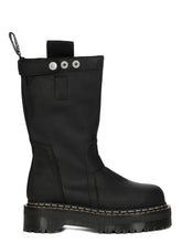 DR. MARTENS X RICK OWENS FW26 QUAD SOLE PULL ON BOOT IN NUBUCK LEATHER