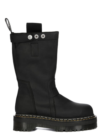 DR. MARTENS X RICK OWENS FW26 QUAD SOLE PULL ON BOOT IN NUBUCK LEATHER