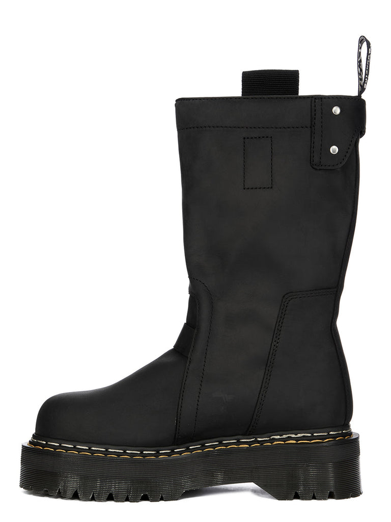 DR. MARTENS X RICK OWENS FW26 QUAD SOLE PULL ON BOOT IN NUBUCK LEATHER