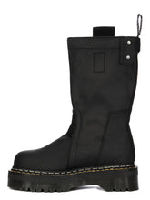 DR. MARTENS X RICK OWENS FW26 QUAD SOLE PULL ON BOOT IN NUBUCK LEATHER