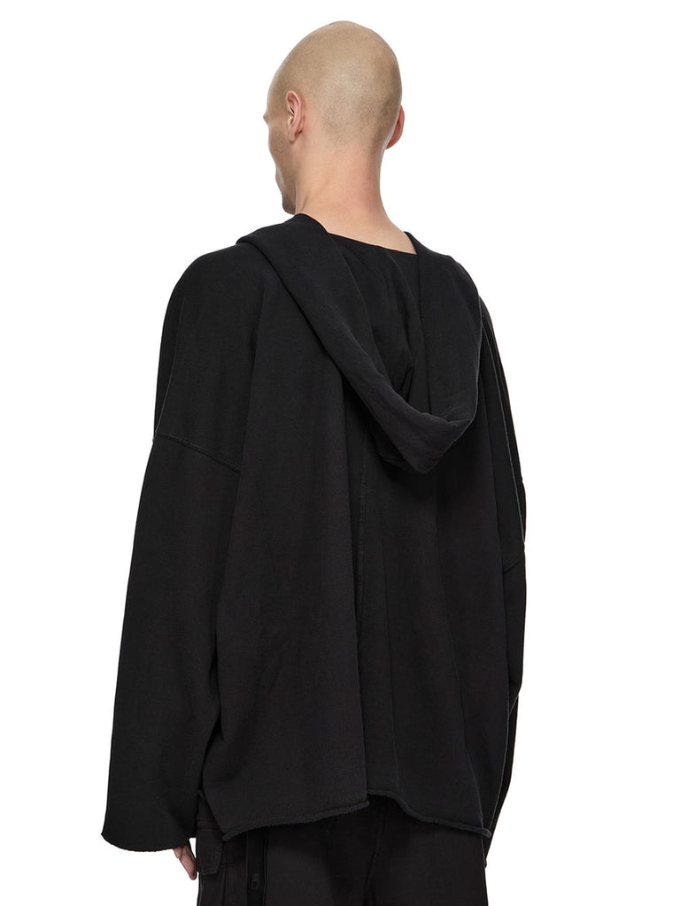 DRKSHDW by Rick Owens AW26 FELPA - LS KAFTAN HIP - BLACK
