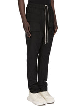 DRKSHDW by Rick Owens SS26 CREATCH CARGO DRAWSTRING IN BLACK COMPACT HEAVY JERSEY
