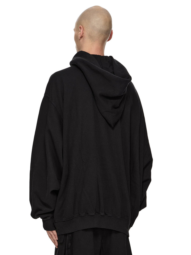 DRKSHDW by Rick Owens AW26 FELPA - MOUNTAIN HOODIE - GRAVEL