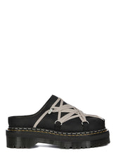 DR. MARTENS X RICK OWENS FW26 1460 QUAD MEGALACE® MULE IN BLACK