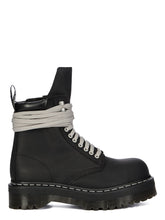 DR. MARTENS X RICK OWENS FW26 QUAD SOLE STEEL TOE BOOT IN NUBUCK LEATHER