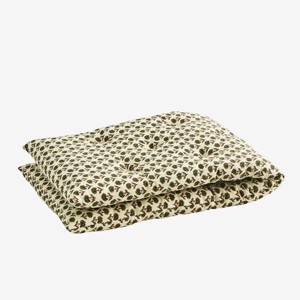 Madam Stolz PRINTED COTTON MATTRESS Off White