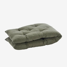 Madam Stolz CHECKED COTTON MATTRESS Dark Green