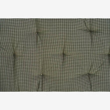 Madam Stolz CHECKED COTTON MATTRESS Dark Green