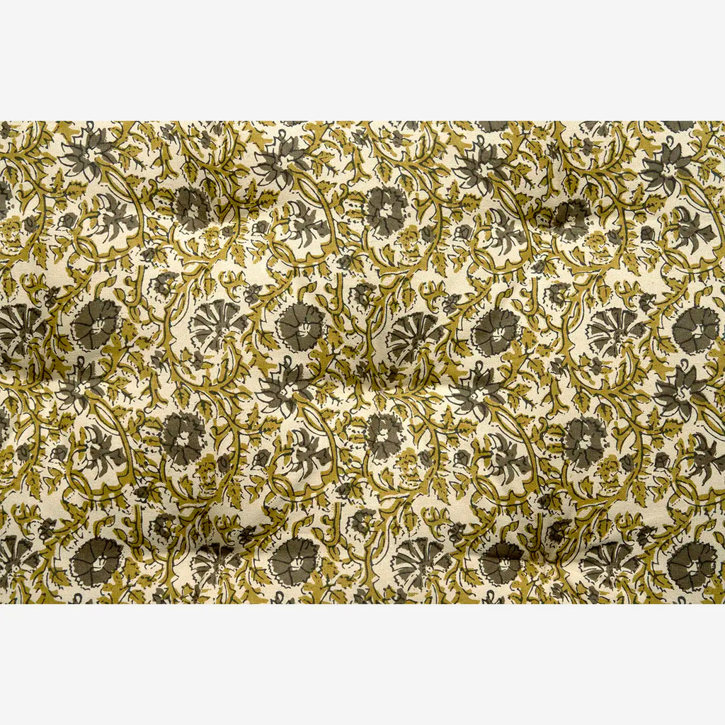 Madam Stolz PRINTED COTTON MATTRESS Beige