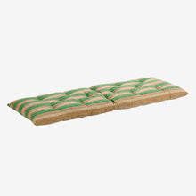 Madam Stolz STRIPED COTTON MATTRESS Camel, Green
