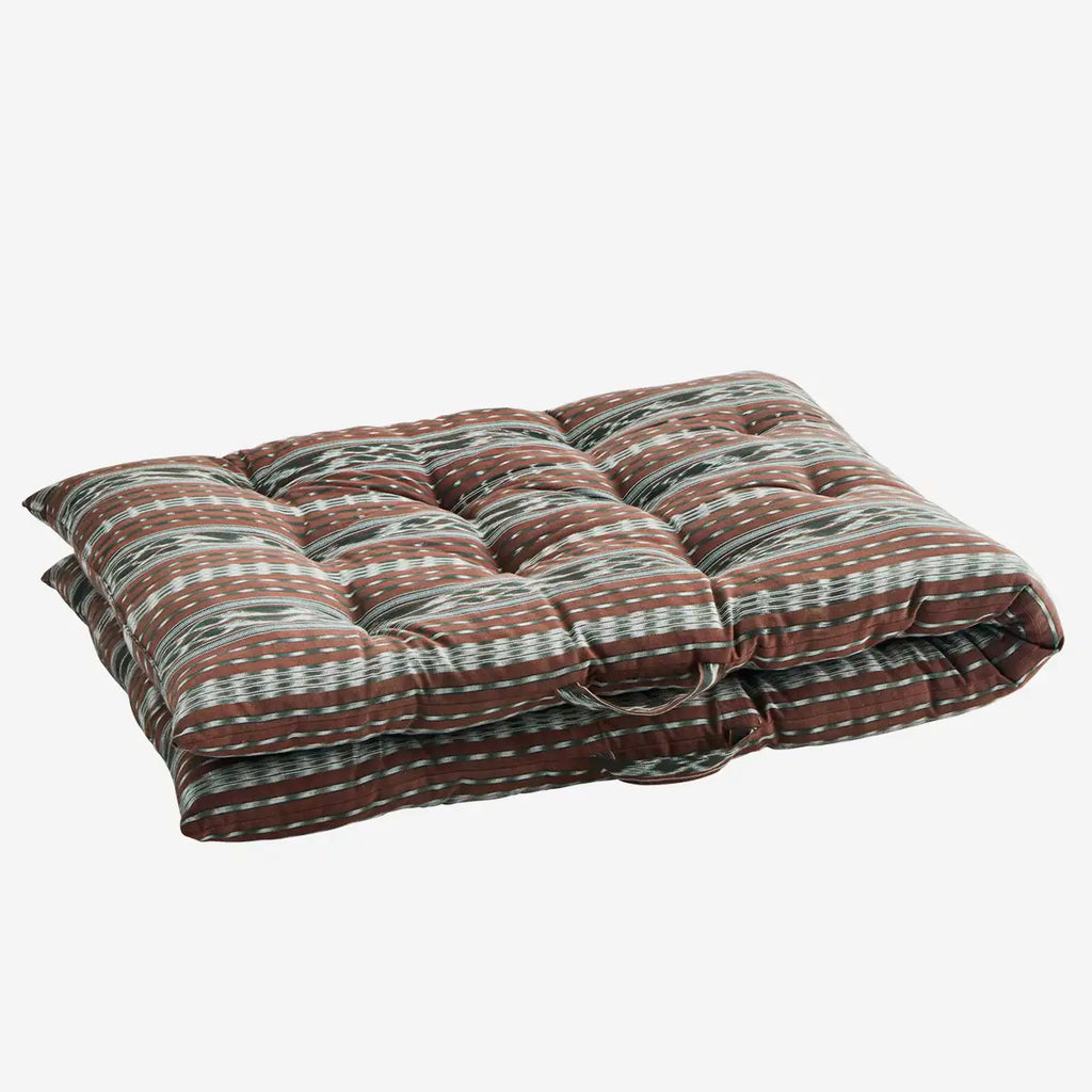 Madam Stoltz Ikat woven cotton mattress 70x180cm