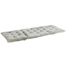 Madam Stoltz Printed Cotton Mattress 70cm x 180cm stone blue, off white, bordeaux