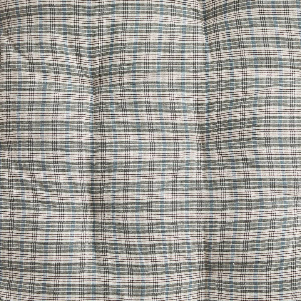 Madam Stoltz Printed Cotton Mattress 70cm x 180cm stone blue, off white, bordeaux