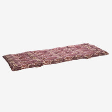 Madam Stoltz Printed Cotton Mattress -Fig, sand, pumpkin spice