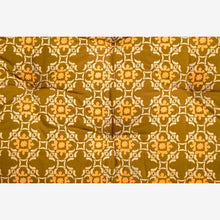 Madam Stolz Printed cotton mattress Mustard, beige, orange