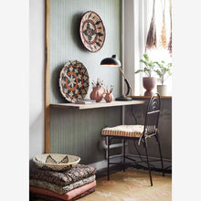 Madam Stolz Striped cotton chair pad