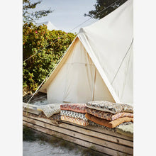 Madam Stolz Striped cotton chair pad