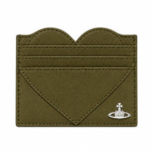Vivienne Westwood khaki heart card holder