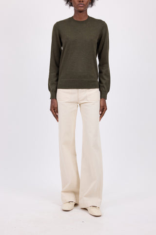 A.P.C. Women PULL PHILOMENA - KAF DARK GREEN