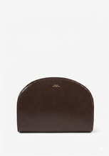 A.P.C. Bags - SAC DEMI-LUNE DARK BROWN