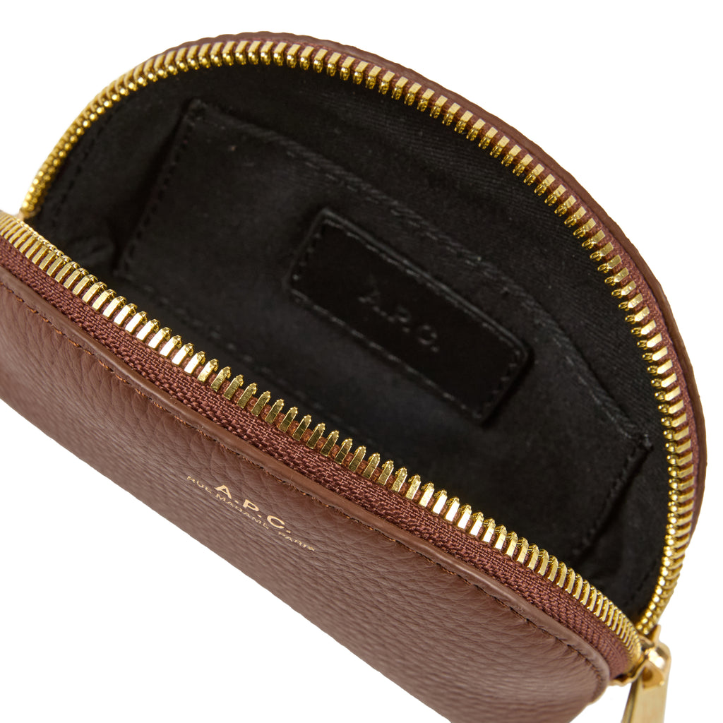 A.P.C. Bags LE PORTE-MONNAIE NEIGE - CAD HAZELNUT