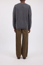 A.P.C. Mens CARDIGAN PIERRE Charcoal grey alpaca wool cardigan