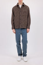A.P.C. Mens SURCHEMISE BAPTISTE Thick burgundy overshirt