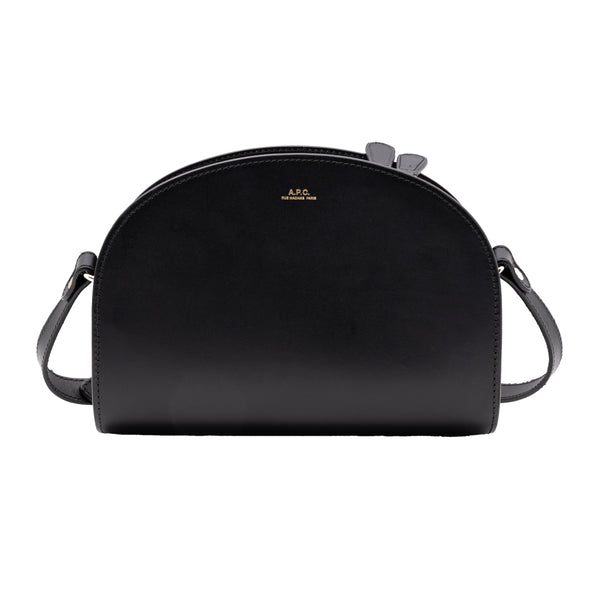 A.P.C. Black handbag with a visible brand logo