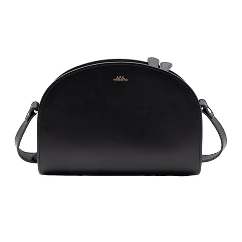 A.P.C. Black handbag with a visible brand logo