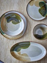 Jules Plate, Green, Stoneware