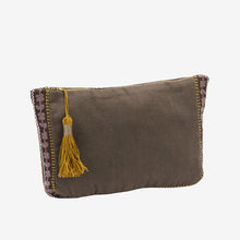 Madam Stolz Cotton pouch w/ embroidery