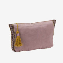 Madam Stolz Cotton pouch w/ embroidery