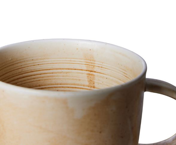 HKliving Chef Ceramics: Mug, Cream Brown