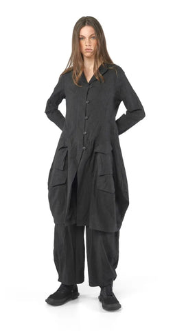 Rundholz AW25 3411202 coat black