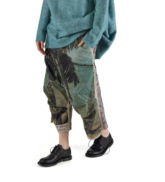 Rundholz AW25 2110106 trousers scene print