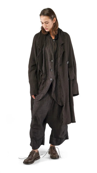 Rundholz AW25 1757202 knitted coat turf